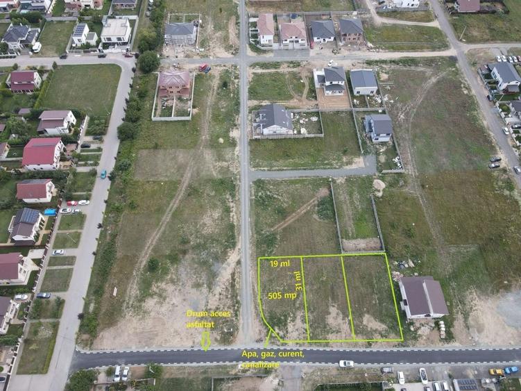 Teren Construcții intravilan de 505 mp, în Moșnița Nouă