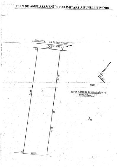 Teren Construcții intravilan de 1925 mp, în Central