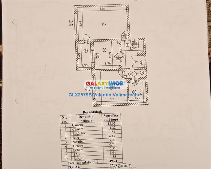 Apartament cu 2 camere decomandat în Aviației