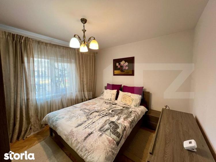 Apartament cu 3 camere decomandat, mobilat în Central