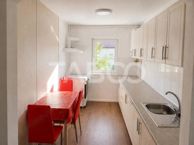 Apartament modern de inchiriat 3 camere balcon Cisnadie etajul 2 - 8
