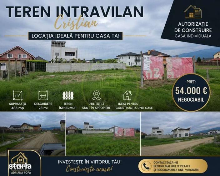 Teren de 485 mp, în Central