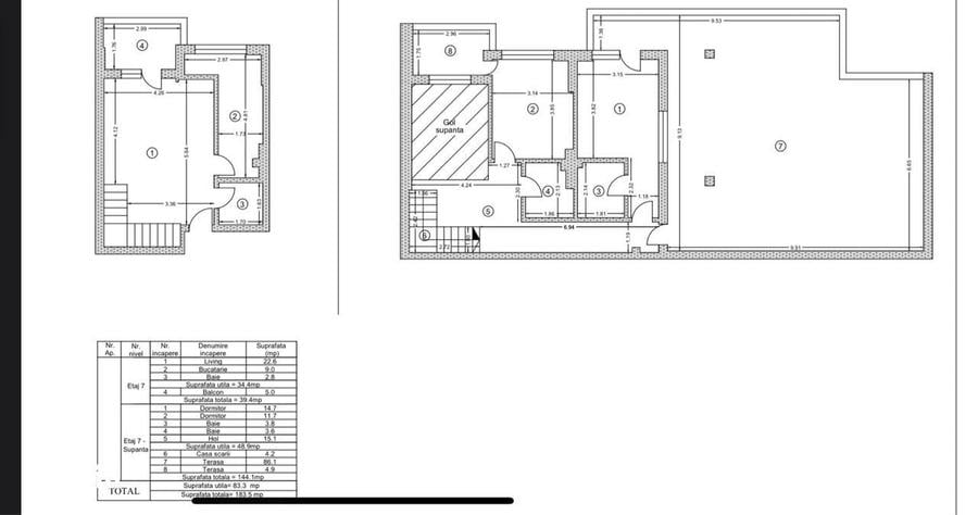 Apartament 3 camere DUPLEX/terasa proprie/7 minute Metrou Berceni - 18