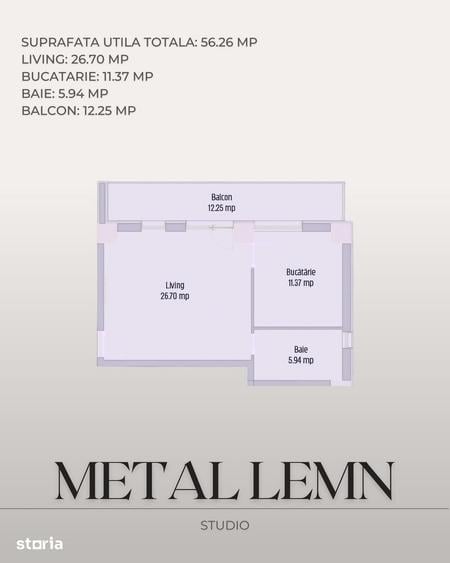 Apartament cu 2 camere în Lăpuș Argeș