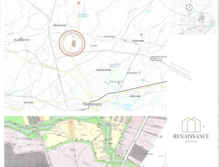 Teren Construcții extravilan de 350000 mp, în Sânandrei
