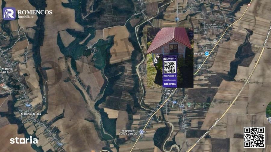 Casă cu 5 camere cu Teren 1225 Mp în Lunca