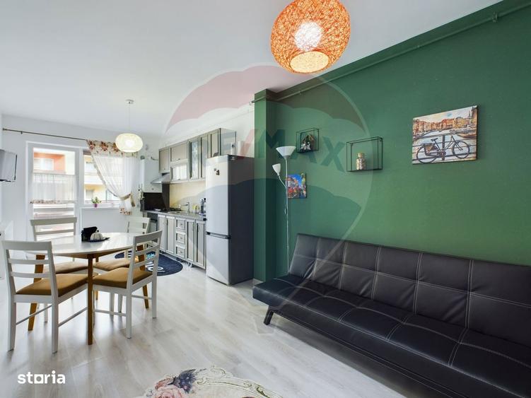 Apartament cu 2 camere, mobilat în Sânpetru