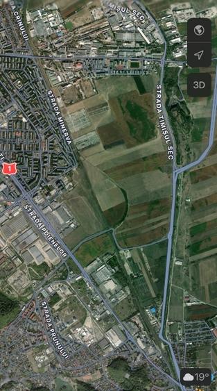 Teren Construcții intravilan de 3921 mp, în Centură