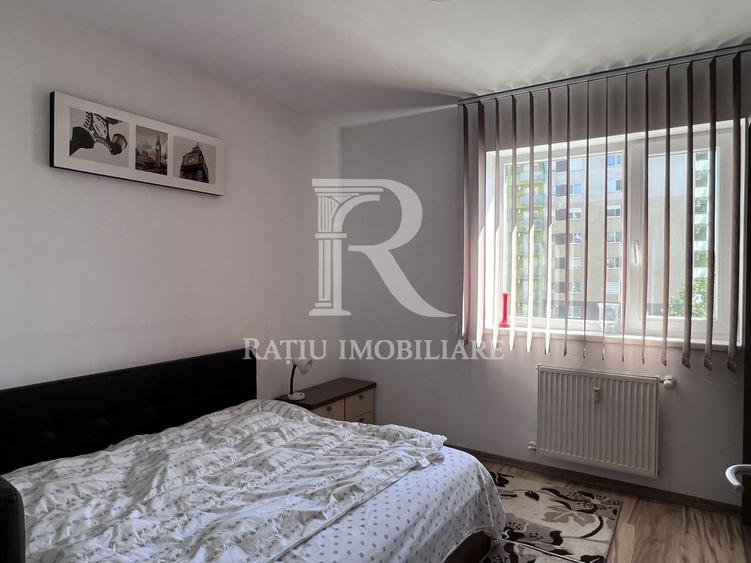 Apartament cu 2 camere semidecomandat, mobilat în Nufărul