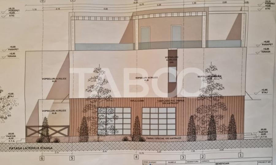 Teren Construcții intravilan de 812 mp, în Tălmaciu