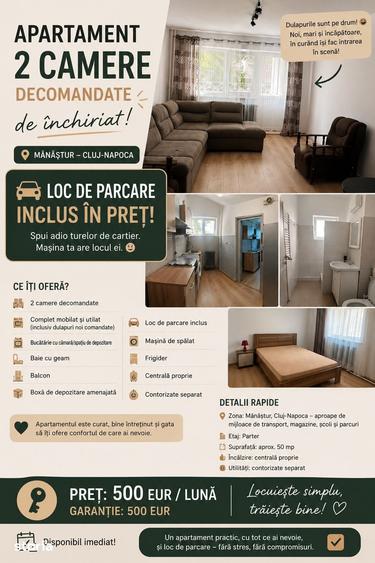 Apartament 2 camere decomandate | Mana?tur - 6