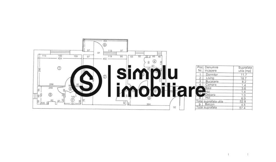 Apartament 2 camere Brazda Lui Novac et 1/4 - 6