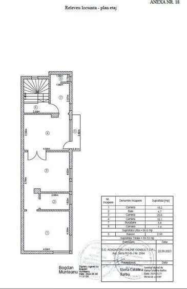 Casă cu 6 camere cu Teren 232 Mp în Floreasca