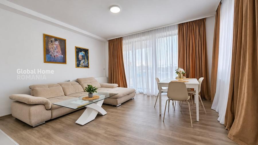 Apartament cu 3 camere decomandat, mobilat în Central