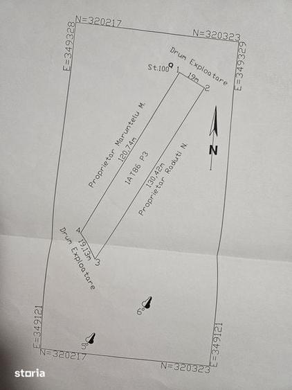 Teren de 2240 mp, în Central