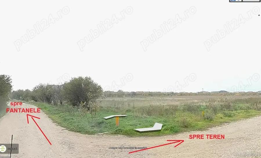 Teren de 4450 mp, în Fântânele