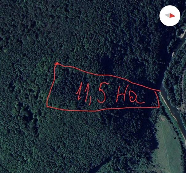 Teren de 100000 mp, în Bălnaca