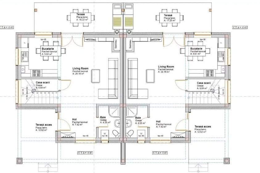 Teren Construcții intravilan de 713 mp, în Chinteni