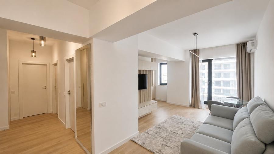 Apartament cu 2 camere, mobilat în Pipera