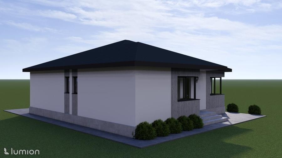Casă cu 4 camere cu Teren 463 Mp în Berceni