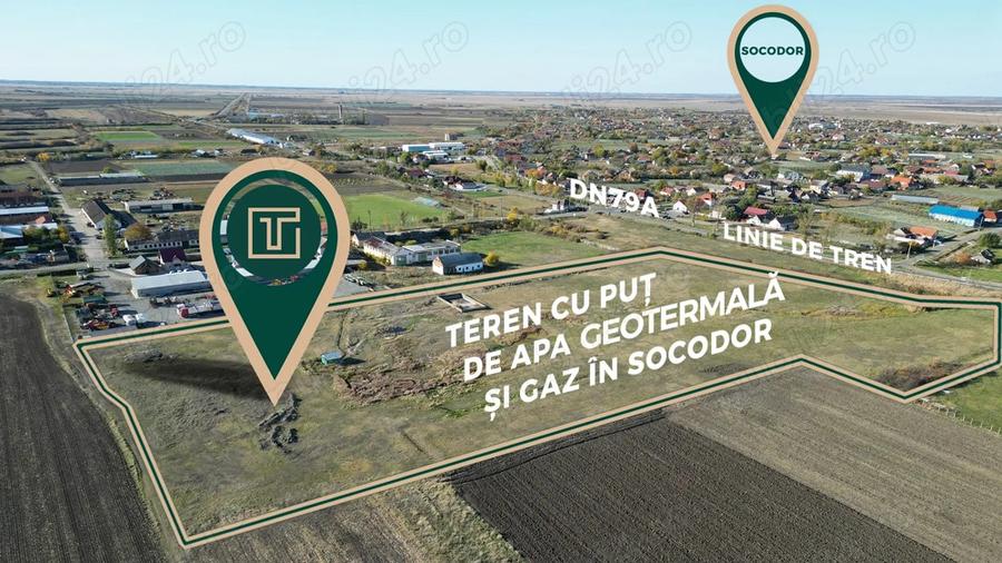 Teren de 36476 mp, în Socodor