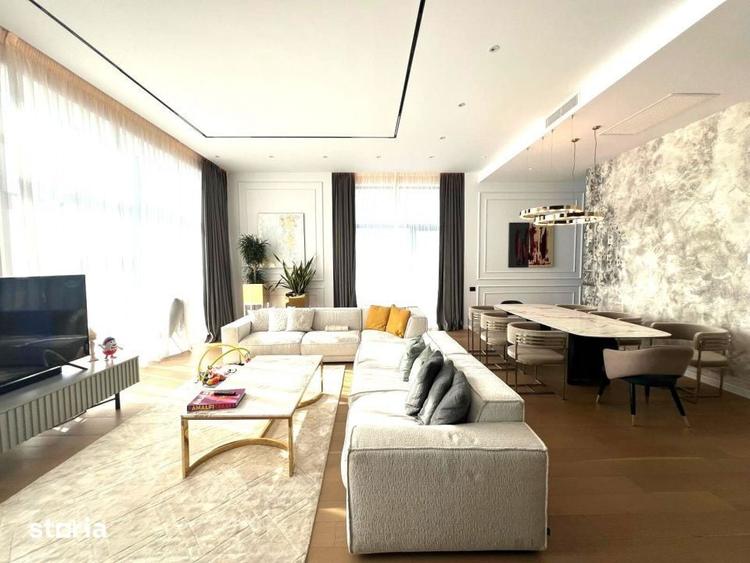 Apartament cu 4 camere, mobilat în Herăstrău