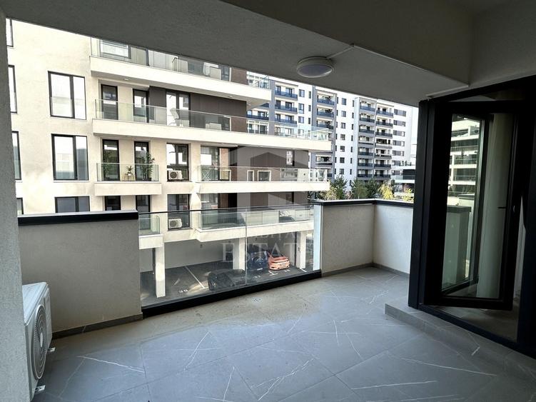 Apartament cu 2 camere semidecomandat, mobilat în Pipera