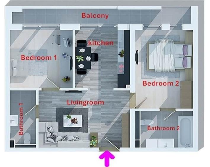 Apartament cu 3 camere decomandat în Exterior Vest