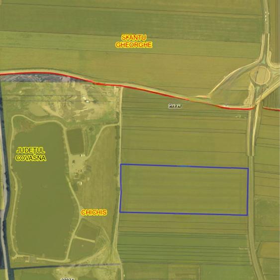 Teren agricol extravilan de 45000 mp, în Chichiș