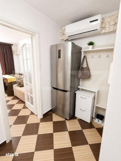 Apartament cu 2 camere decomandat, mobilat în Micro 12