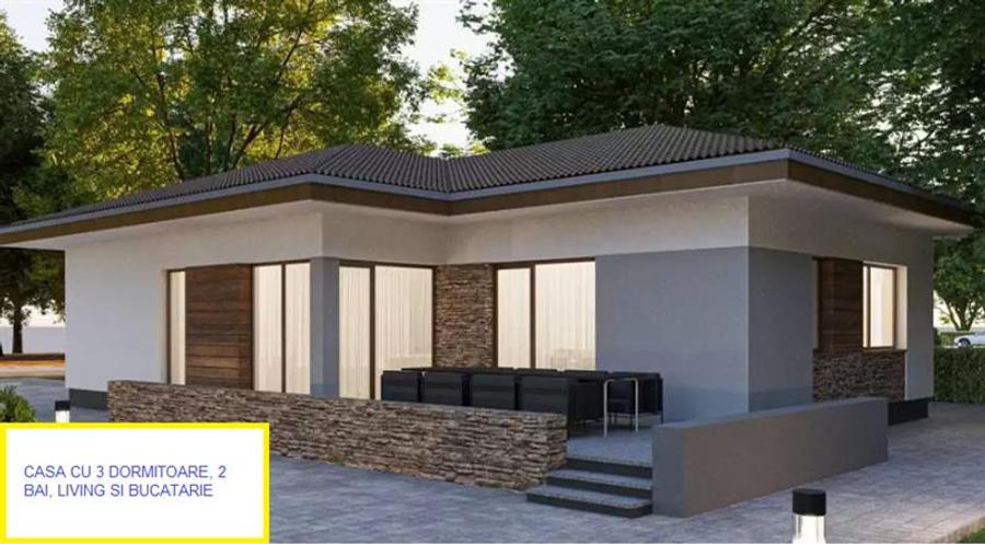 Casă cu 4 camere cu Teren 800 Mp în Bod