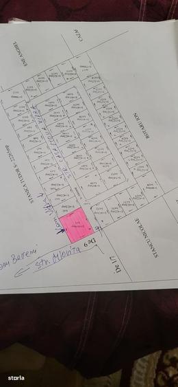 Teren de vanzare 909 mp in Com. Berceni, Str. Miorita - 1