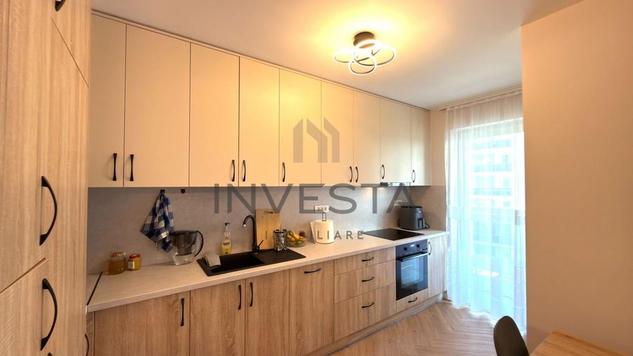 Apartament cu 2 camere semidecomandat, mobilat în Iris