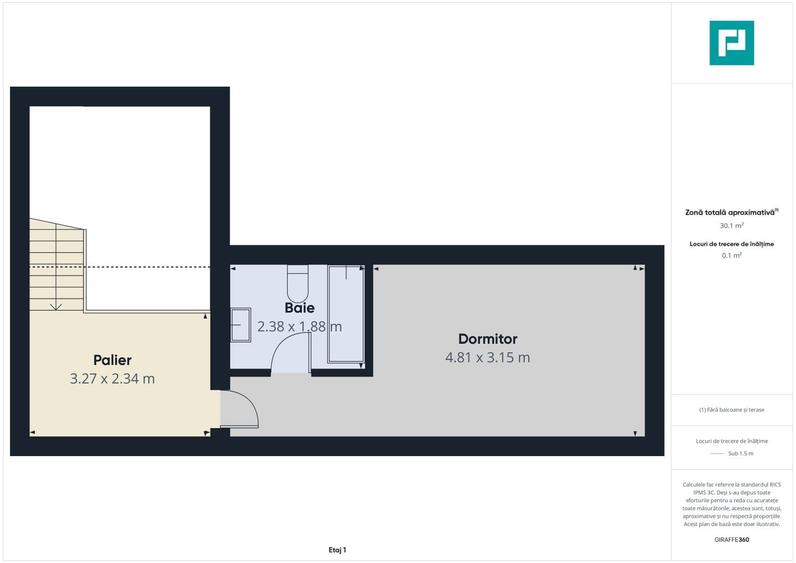 Apartament cu 3 camere semidecomandat în Giroc