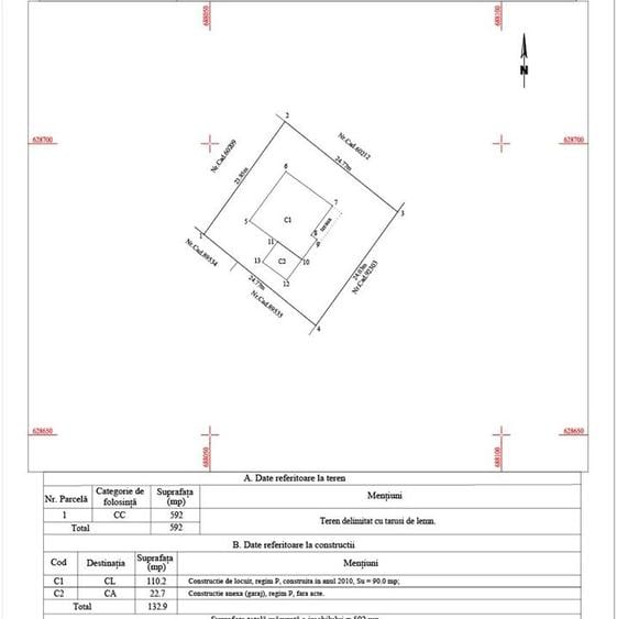 OCAZIE! Vorovesti rond TLT  CASA  PARTER  ST-102mp TEREN 700mp dubla deschidere - 19