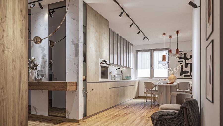 Apartament cu 2 camere semidecomandat în Bucur Obor