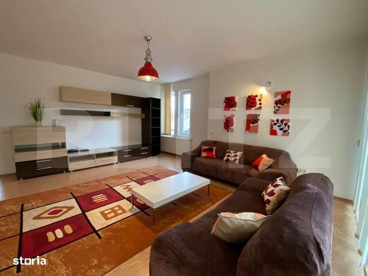 Apartament cu 3 camere semidecomandat în Câmpului