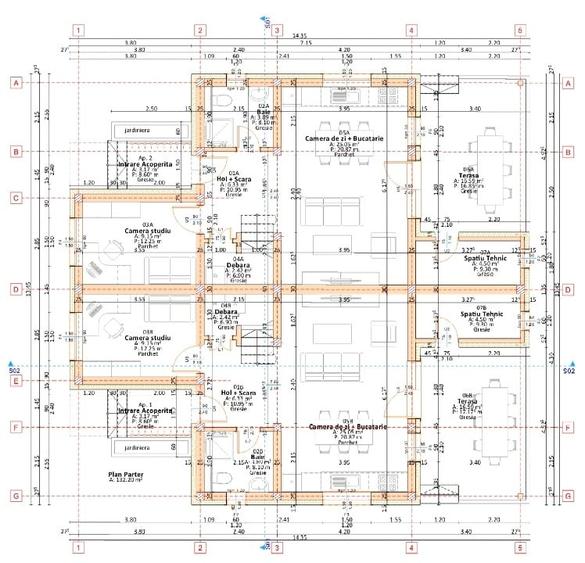 Duplex cu 4 camere cu Canalizare în Ghiroda