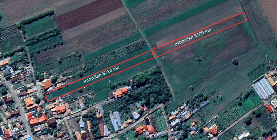 Teren Construcții intravilan de 3714 mp, în Magula
