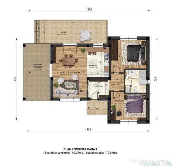 Casă cu 3 camere cu Teren 3000 Mp în Ciolpani