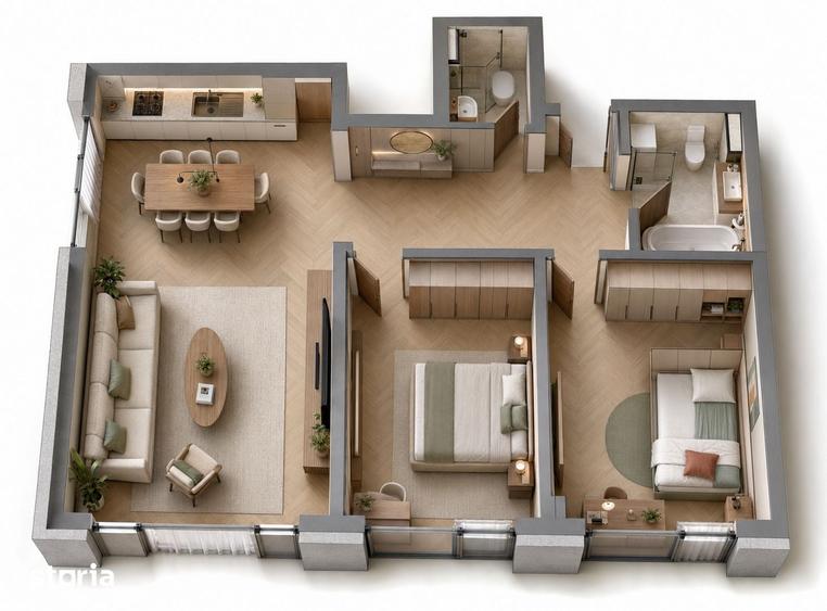 3 Camere | Parc Privat 6.000 mp | Direct Dezvoltator - 6