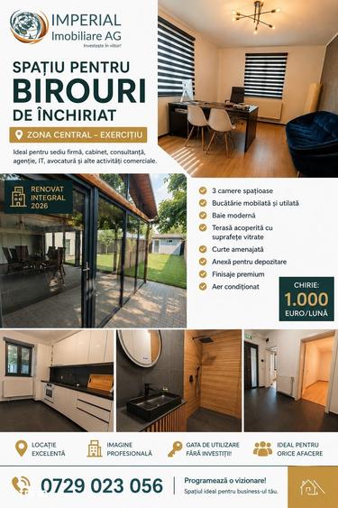 Spațiu comercial, de 100 mp, în Exercițiu