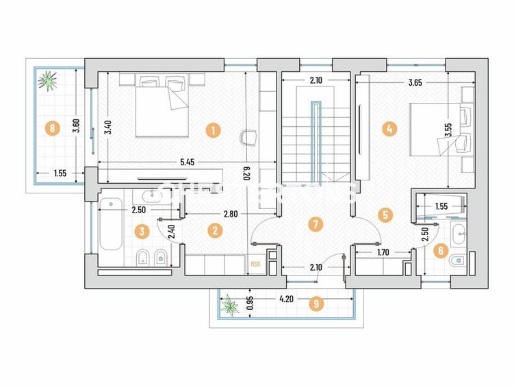 Casă individuală cu 4 camere cu Piscina în Snagov