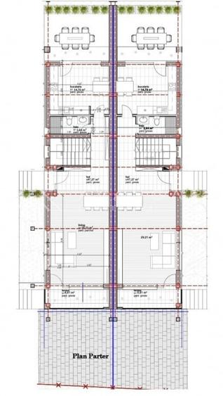 Duplex cu 5 camere cu Canalizare în Iris
