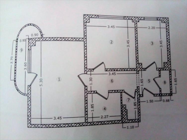 Apartament cu 2 camere decomandat, mobilat în Rahova