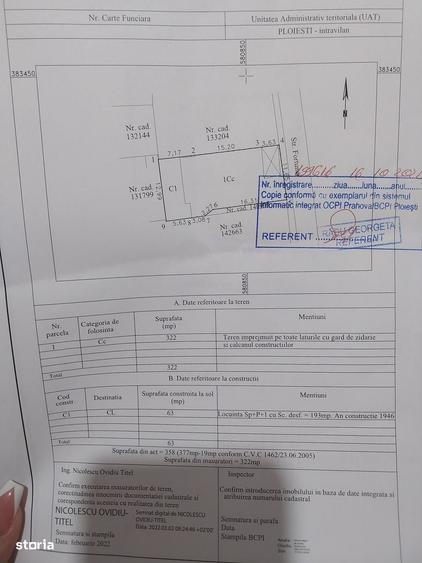 Casă cu 4 camere cu Teren 322 Mp în Ultracentral
