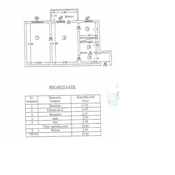 Etaj 1-Tatarasi Ateneu-2 Camere 38mp-bloc fara risc-renovat - 9