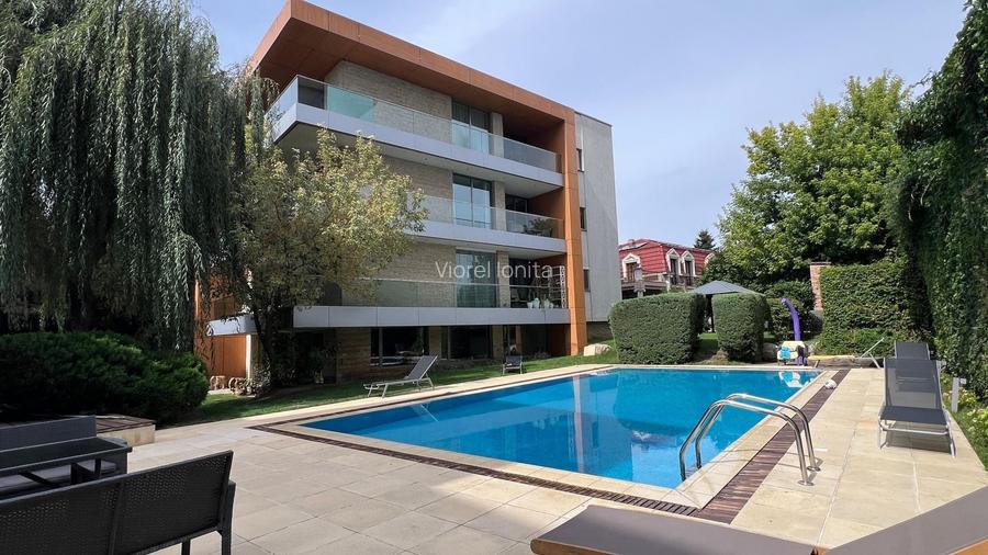 Penthouse 4 camere | vedere catre lac | piscina privata si salata de fitness
