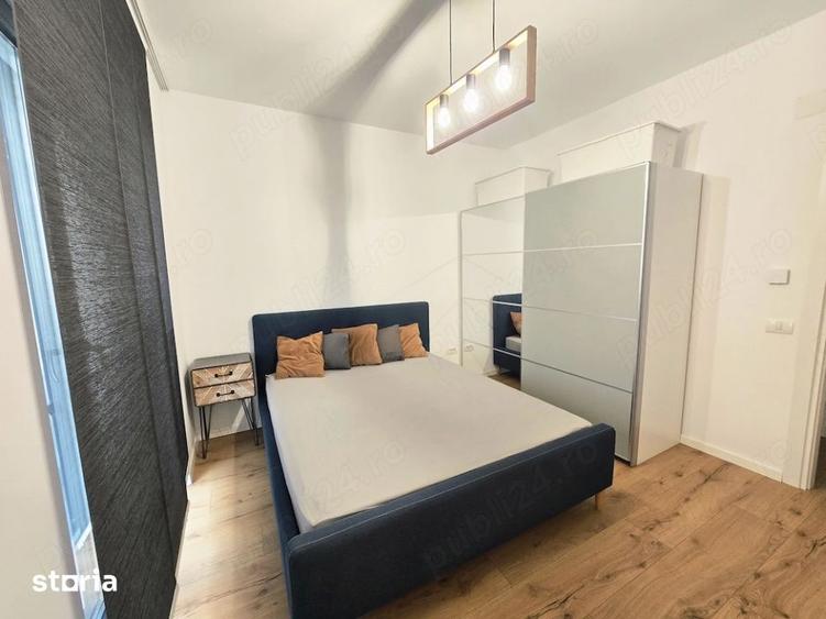 Apartament cu 2 camere semidecomandat, mobilat în Tunari