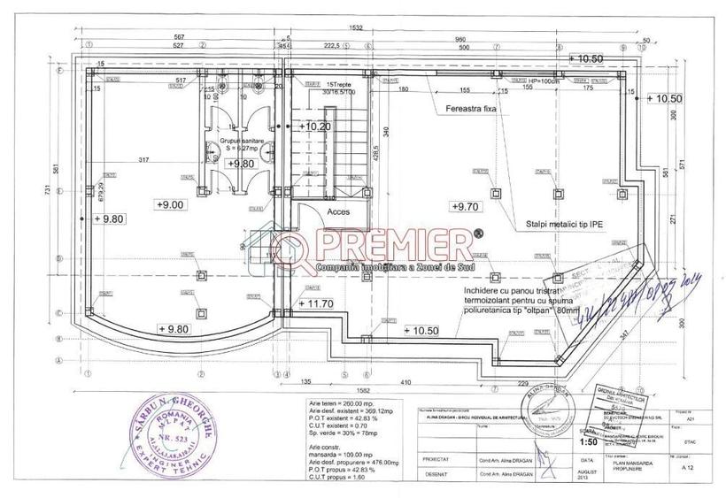 Spațiu comercial, de 924 mp, în Brâncoveanu